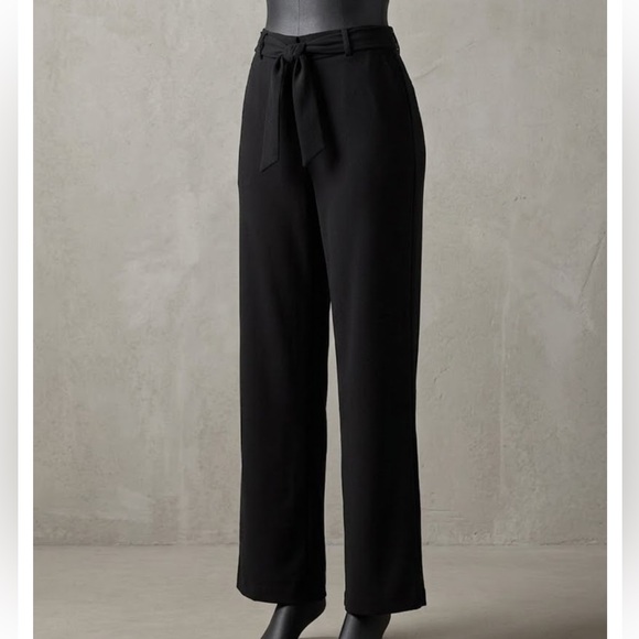 Ricki's Pants - Ricki's Black Wide Leg Tie-Waist Dress Pants - Size 10